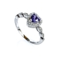 Silver Heart Shape Tanzanite Silver Ring