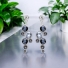 Swarovski Set Of Black Circles