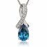 Alexandrite Slide Silver Color Change Pendant