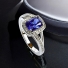 Sterling Silver Tanzanite Fashion Ring