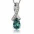 Alexandrite Slide Silver Color Change Pendant