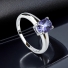 Alexandrite Solitaire Silver Ring