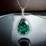 Color Change Alexandrite Silver Pendant