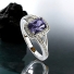 Sterling Silver Amethyst Fashion Ring