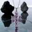 Amethyst Cross Silver Pendant 2.5 cms x 1.3 cms