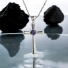 Amethyst Cross Silver Pendant