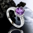 Oval Cut Amethyst Ring