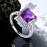 Amethyst Stone Silver Ring