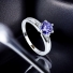 Solitaire Round Cut Stone 6 mm Tanzanite Ring