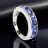 Sterling Silver Journey Tanzanite Ring