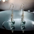 Silver Blue Brilliant Cut Alexandrite Set Earrings Pendant