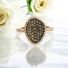 0.60 CTW 14K Yellow Gold Chocolate and White Diamonds Ring