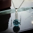 Silver Brilliant Cut Alexandrite Set Earrings Pendant