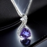 Alexandrite Stone Pendant Blue to Purple