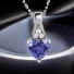 Tanzanite Heart Pendant