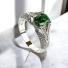 925 Sterling Silver Emerald Ring