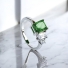 Three Stone Emerald Ring