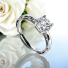 7 mm Simulated Diamond Solitaire Silver Ring