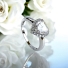 Solitaire Sterling Silver Solitaire Ring Heart Shape