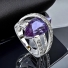 Silver Marquise Cut Alexandrite Ring