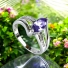 Sterling Silver Marquise Cut Alexandrite Ring