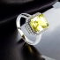 925 Sterling Silver Yellow Alexandrite Ring