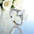 Silver Ring with Marquise Cut Stone