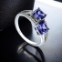 Princess Cut Tanzanite Ring