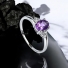 Amethyst Solitaire Ring