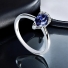 925 Sterling Silver Tanzanite Ring Solitaire