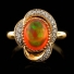 Quality Fire Jelly Opal Ring
