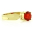 Very High Quality Genuine Mexican Cherry Fire Opal Ring