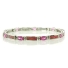 Pink Australian Opal with Pink Sapphire Bracelet