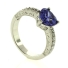 Tanzanite Silver Ring